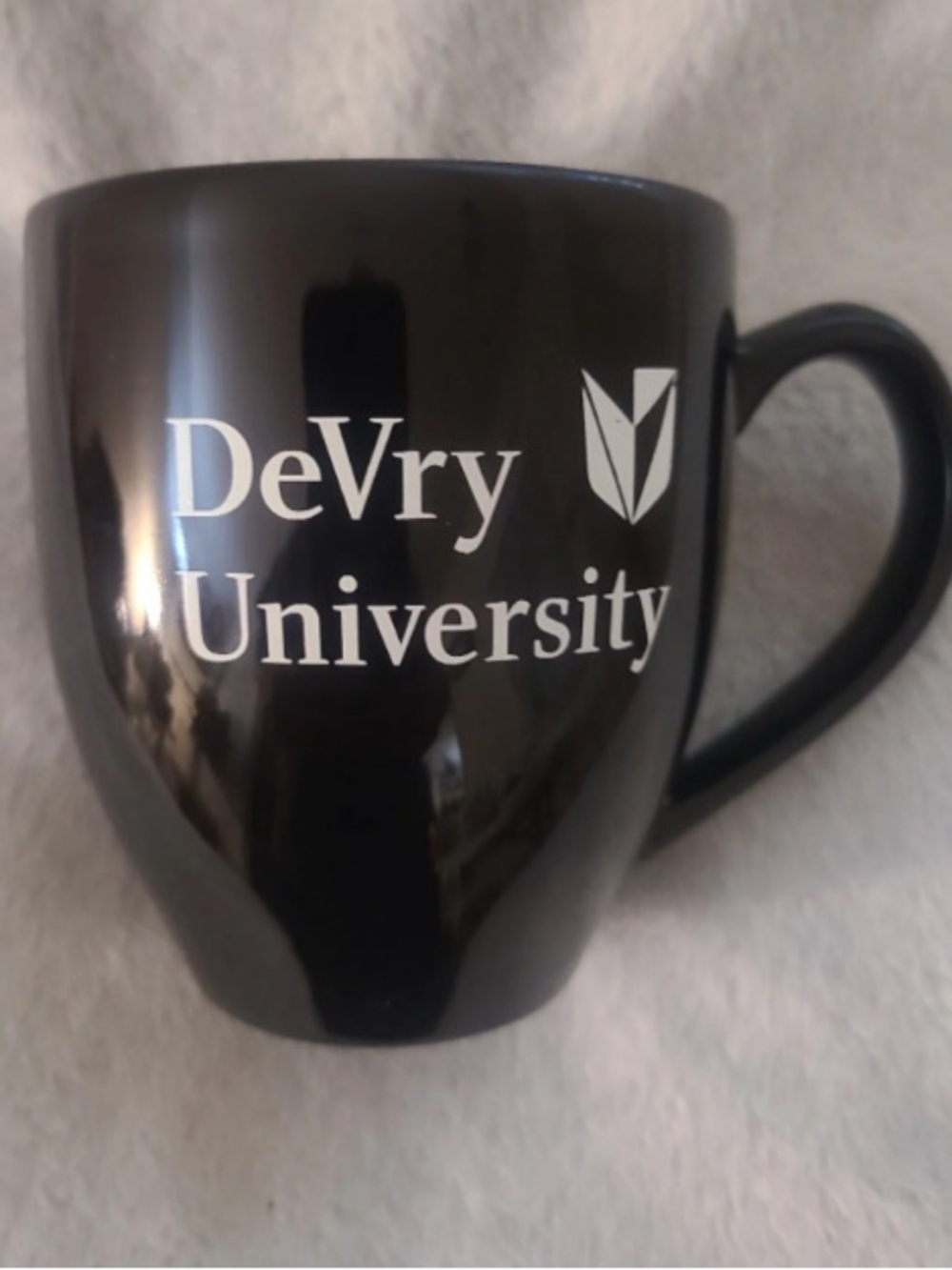 DeVry University Black Logo Ceramic Mug